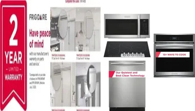 6 Piece Package Includes Refrigerator, Freezer, Cooktop, Wall Oven, Microwave And Dishwasher