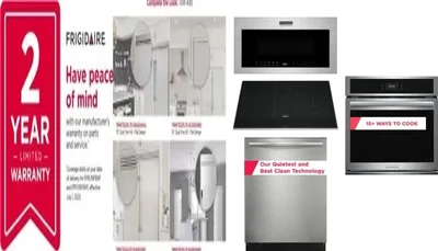 6 Piece Package Includes Refrigerator, Freezer, Cooktop, Wall Oven, Microwave And Dishwasher