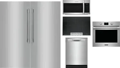 6 Piece Package Includes Refrigerator, Freezer, Cooktop, Wall Oven, Microwave And Dishwasher