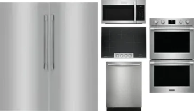 6 Piece Package Includes Refrigerator, Freezer, Cooktop, Wall Oven, Microwave And Dishwasher