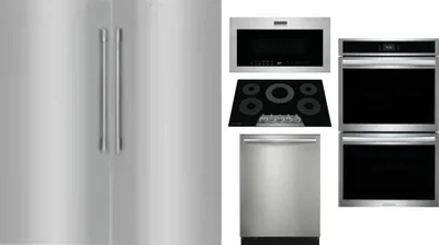 6 Piece Package Includes Refrigerator, Freezer, Cooktop, Wall Oven, Microwave And Dishwasher