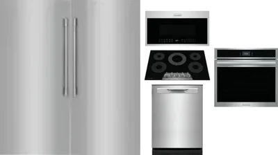 6 Piece Package Includes Refrigerator, Freezer, Cooktop, Wall Oven, Microwave And Dishwasher