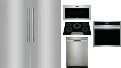 6 Piece Package Includes Refrigerator, Freezer, Cooktop, Wall Oven, Microwave And Dishwasher