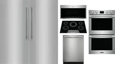 6 Piece Package Includes Refrigerator, Freezer, Cooktop, Wall Oven, Microwave And Dishwasher