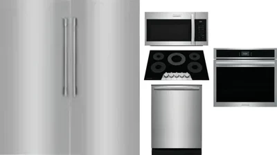 6 Piece Package Includes Refrigerator, Freezer, Cooktop, Wall Oven, Microwave And Dishwasher