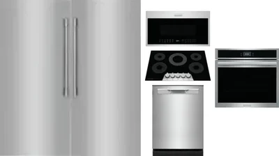 6 Piece Package Includes Refrigerator, Freezer, Cooktop, Wall Oven, Microwave And Dishwasher