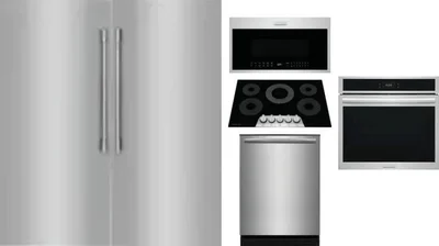 6 Piece Package Includes Refrigerator, Freezer, Cooktop, Wall Oven, Microwave And Dishwasher