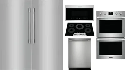 6 Piece Package Includes Refrigerator, Freezer, Cooktop, Wall Oven, Microwave And Dishwasher