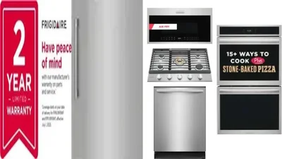 6 Piece Package Includes Refrigerator, Freezer, Cooktop, Wall Oven, Microwave And Dishwasher