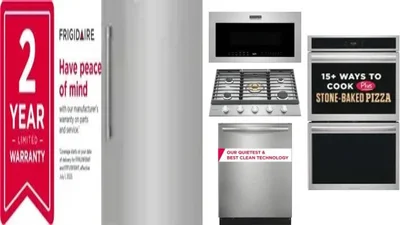 6 Piece Package Includes Refrigerator, Freezer, Cooktop, Wall Oven, Microwave And Dishwasher