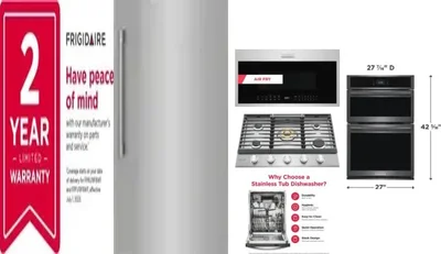 6 Piece Package Includes Refrigerator, Freezer, Cooktop, Wall Oven, Microwave And Dishwasher