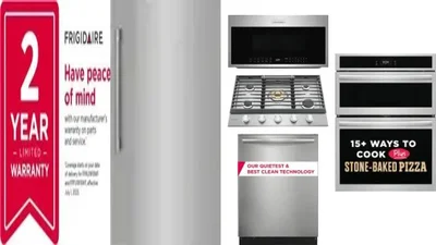 6 Piece Package Includes Refrigerator, Freezer, Cooktop, Wall Oven, Microwave And Dishwasher