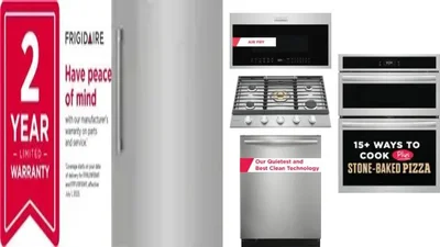 6 Piece Package Includes Refrigerator, Freezer, Cooktop, Wall Oven, Microwave And Dishwasher