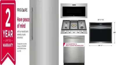 6 Piece Package Includes Refrigerator, Freezer, Cooktop, Wall Oven, Microwave And Dishwasher