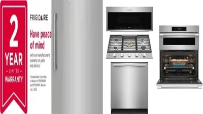 6 Piece Package Includes Refrigerator, Freezer, Cooktop, Wall Oven, Microwave And Dishwasher