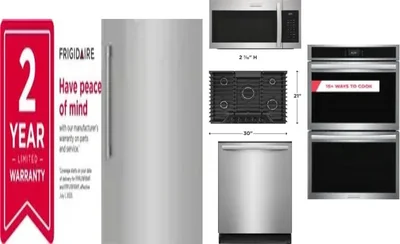 6 Piece Package Includes Refrigerator, Freezer, Cooktop, Wall Oven, Microwave And Dishwasher