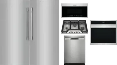 6 Piece Package Includes Refrigerator, Freezer, Cooktop, Wall Oven, Microwave And Dishwasher
