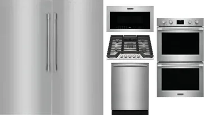 6 Piece Package Includes Refrigerator, Freezer, Cooktop, Wall Oven, Microwave And Dishwasher