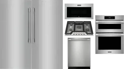 6 Piece Package Includes Refrigerator, Freezer, Cooktop, Wall Oven, Microwave And Dishwasher