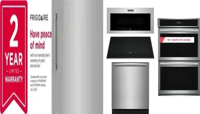 6 Piece Package Includes Refrigerator, Freezer, Cooktop, Wall Oven, Microwave And Dishwasher