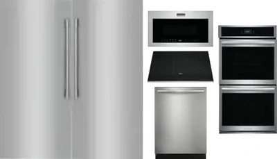 6 Piece Package Includes Refrigerator, Freezer, Cooktop, Wall Oven, Microwave And Dishwasher