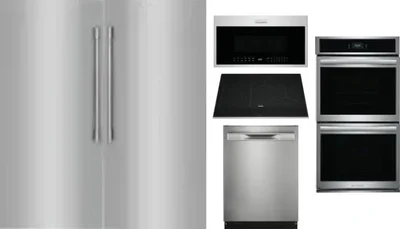 6 Piece Package Includes Refrigerator, Freezer, Cooktop, Wall Oven, Microwave And Dishwasher