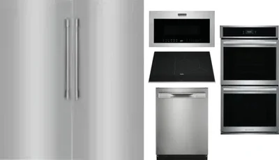6 Piece Package Includes Refrigerator, Freezer, Cooktop, Wall Oven, Microwave And Dishwasher