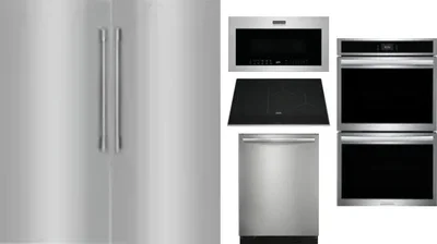 6 Piece Package Includes Refrigerator, Freezer, Cooktop, Wall Oven, Microwave And Dishwasher