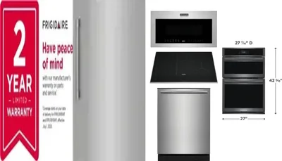 6 Piece Package Includes Refrigerator, Freezer, Cooktop, Wall Oven, Microwave And Dishwasher