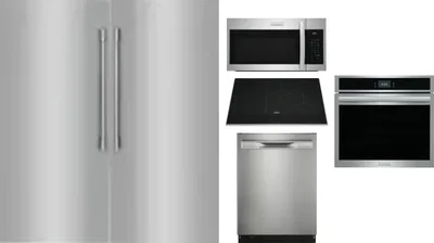 6 Piece Package Includes Refrigerator, Freezer, Cooktop, Wall Oven, Microwave And Dishwasher