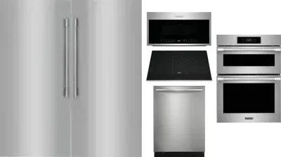 6 Piece Package Includes Refrigerator, Freezer, Cooktop, Wall Oven, Microwave And Dishwasher