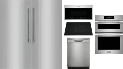 6 Piece Package Includes Refrigerator, Freezer, Cooktop, Wall Oven, Microwave And Dishwasher
