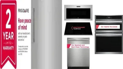 6 Piece Package Includes Refrigerator, Freezer, Cooktop, Wall Oven, Microwave And Dishwasher