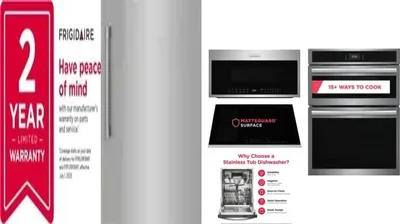 6 Piece Package Includes Refrigerator, Freezer, Cooktop, Wall Oven, Microwave And Dishwasher
