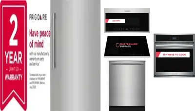 6 Piece Package Includes Refrigerator, Freezer, Cooktop, Wall Oven, Microwave And Dishwasher
