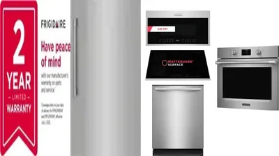 6 Piece Package Includes Refrigerator, Freezer, Cooktop, Wall Oven, Microwave And Dishwasher