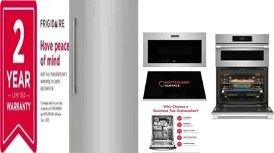 6 Piece Package Includes Refrigerator, Freezer, Cooktop, Wall Oven, Microwave And Dishwasher