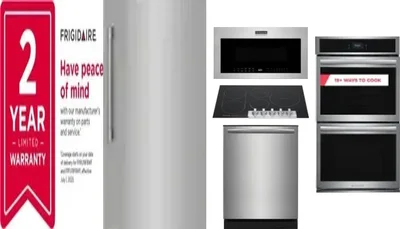 6 Piece Package Includes Refrigerator, Freezer, Cooktop, Wall Oven, Microwave And Dishwasher