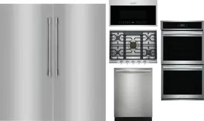 6 Piece Package Includes Refrigerator, Freezer, Cooktop, Wall Oven, Microwave And Dishwasher