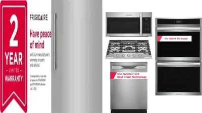 6 Piece Package Includes Refrigerator, Freezer, Cooktop, Wall Oven, Microwave And Dishwasher