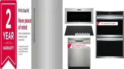 6 Piece Package Includes Refrigerator, Freezer, Cooktop, Wall Oven, Microwave And Dishwasher
