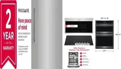 6 Piece Package Includes Refrigerator, Freezer, Cooktop, Wall Oven, Microwave And Dishwasher