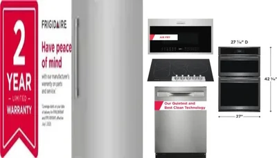6 Piece Package Includes Refrigerator, Freezer, Cooktop, Wall Oven, Microwave And Dishwasher