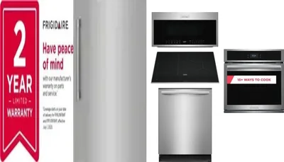 6 Piece Package Includes Refrigerator, Freezer, Cooktop, Wall Oven, Microwave And Dishwasher