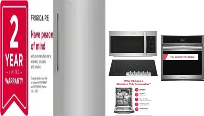 6 Piece Package Includes Refrigerator, Freezer, Cooktop, Wall Oven, Microwave And Dishwasher