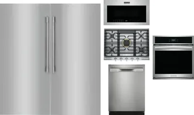6 Piece Package Includes Refrigerator, Freezer, Cooktop, Wall Oven, Microwave And Dishwasher