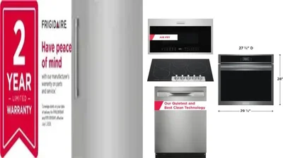 6 Piece Package Includes Refrigerator, Freezer, Cooktop, Wall Oven, Microwave And Dishwasher