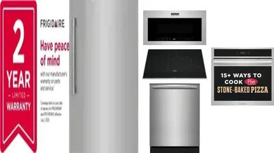 6 Piece Package Includes Refrigerator, Freezer, Cooktop, Wall Oven, Microwave And Dishwasher