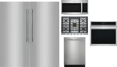 6 Piece Package Includes Refrigerator, Freezer, Cooktop, Wall Oven, Microwave And Dishwasher