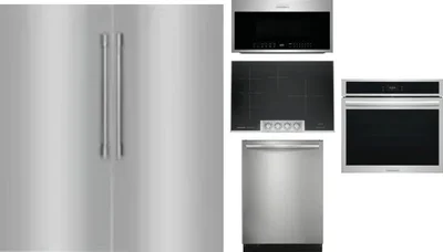 6 Piece Package Includes Refrigerator, Freezer, Cooktop, Wall Oven, Microwave And Dishwasher